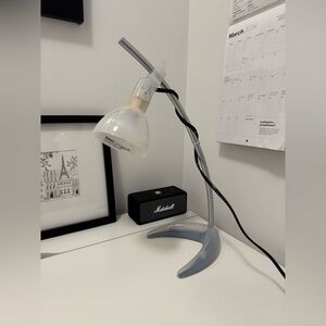 IKEA Gray and White Desk Lamp